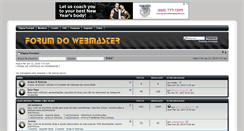 Desktop Screenshot of forumdowebmaster.com.br